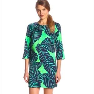 Lilly Pulitzer Carol Green Under The Palms Dress